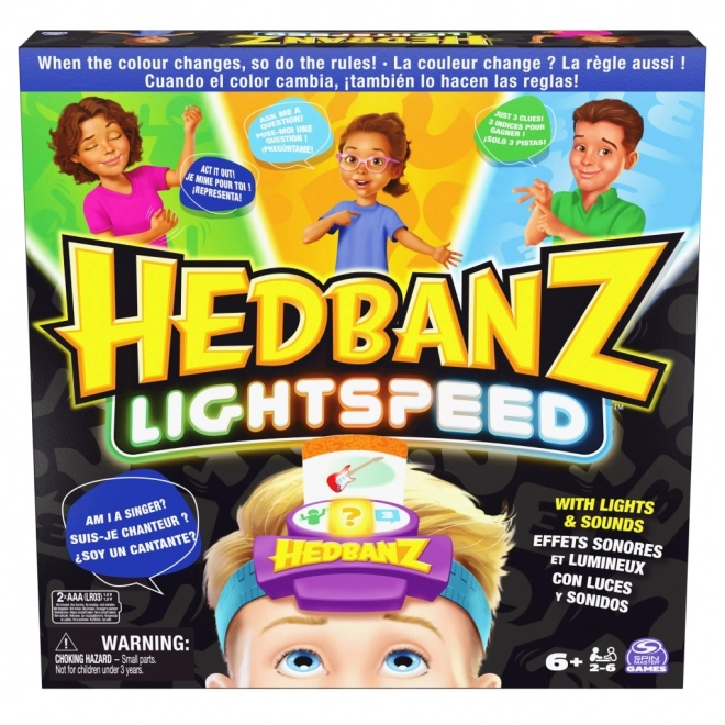 Jeu de société Hedbanz Lightspeed