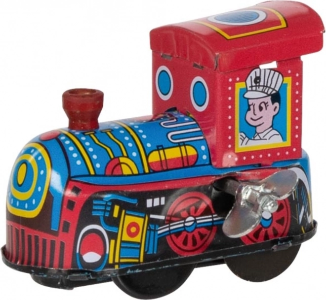 GOKI opwindbare metalen locomotief