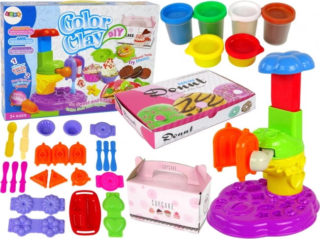Set voor klei: zoetigheden, koekjes en ijsjes