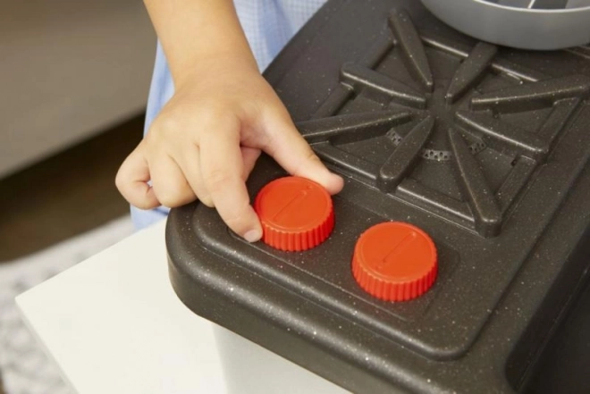 Realistic cooking with turning knobs