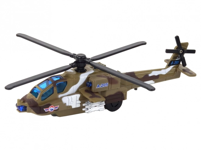 Militaire helikopter Militaire helikopter Aluminium composiet Geluidse verlichting