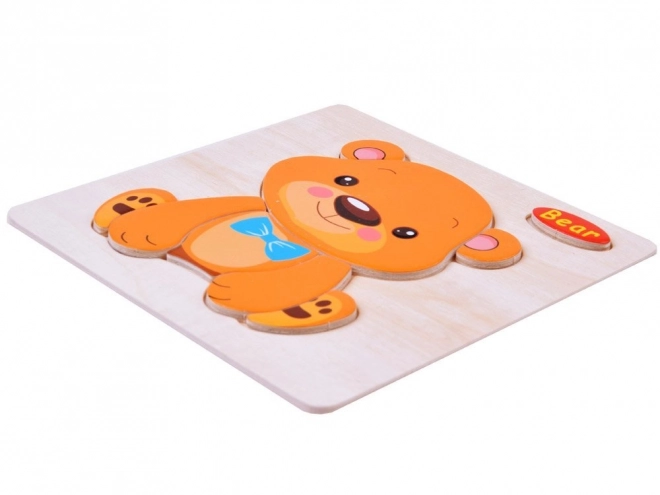 Houten puzzel Diertjes