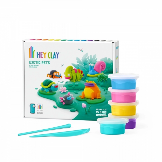 Hey Clay Exotische Dieren 15 blikjes