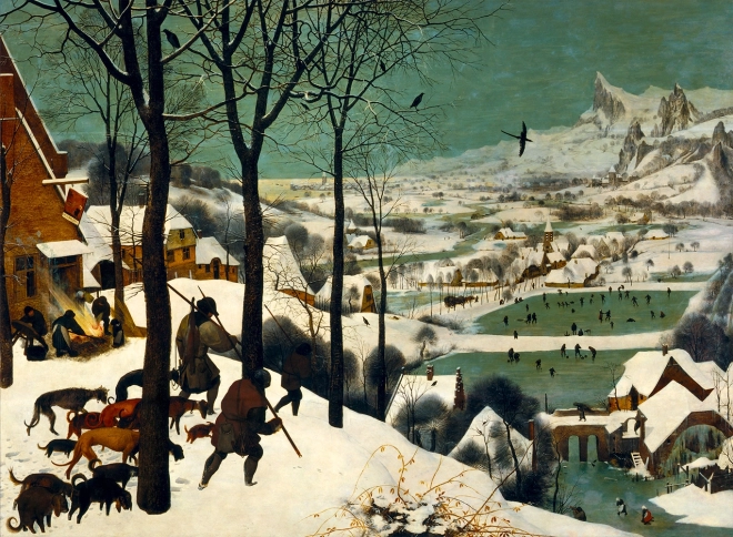 Puzzle Bluebird Les Chasseurs dans la neige 3000 pièces