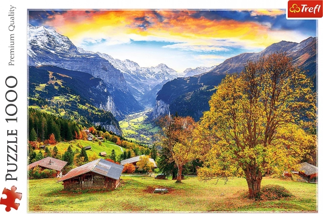 Puzzel Pittoresk Alpen Dorpje 1000 stukjes