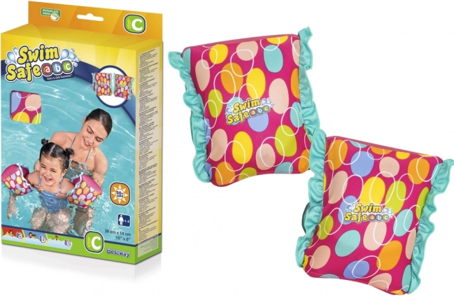 Brassards de flottaison gonflables BESTWAY pour enfants S/M – Roses