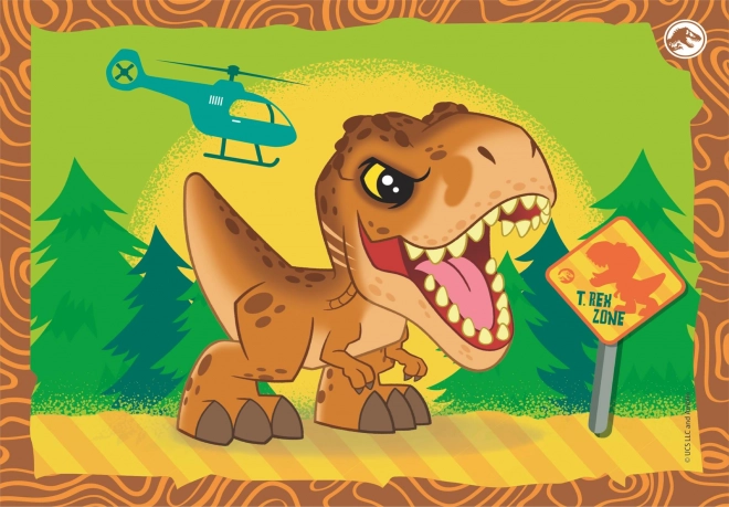 Puzzle Jurassic World 4 in 1 Clementoni