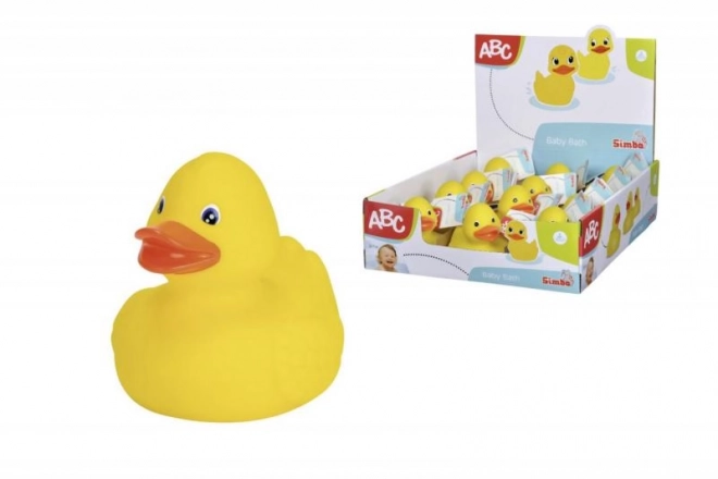 Rubberen gekleurde badeendjes
