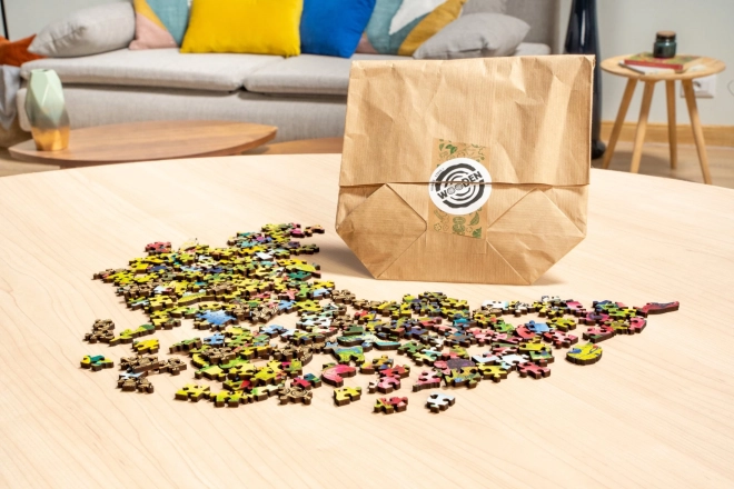 Houten puzzel Wilde tuin 500 stukjes