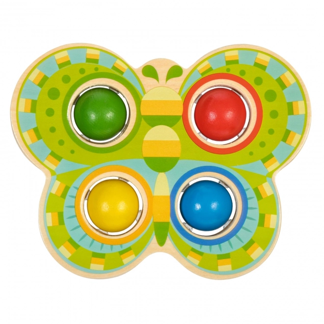 Butterfly Wooden Hammer Toy