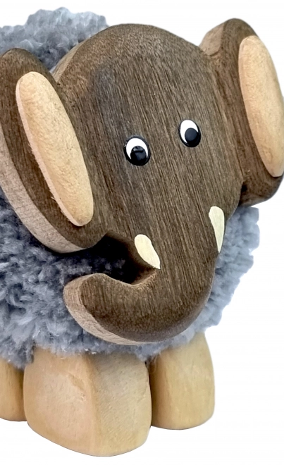 Kombination aus Holz- und Textilmaterialien