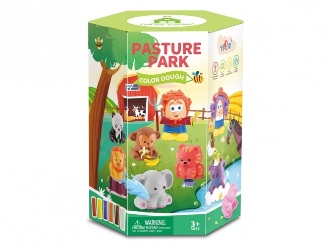 Creatieve set modelleerklei met diervormen