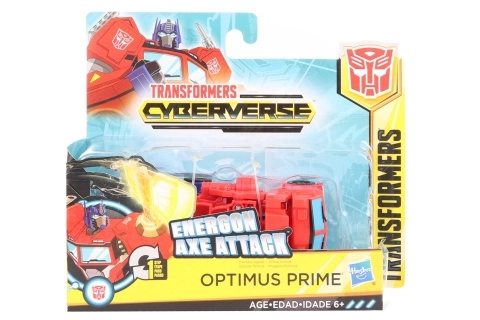 Transformers Cyberverse Optimus Prime met één stap