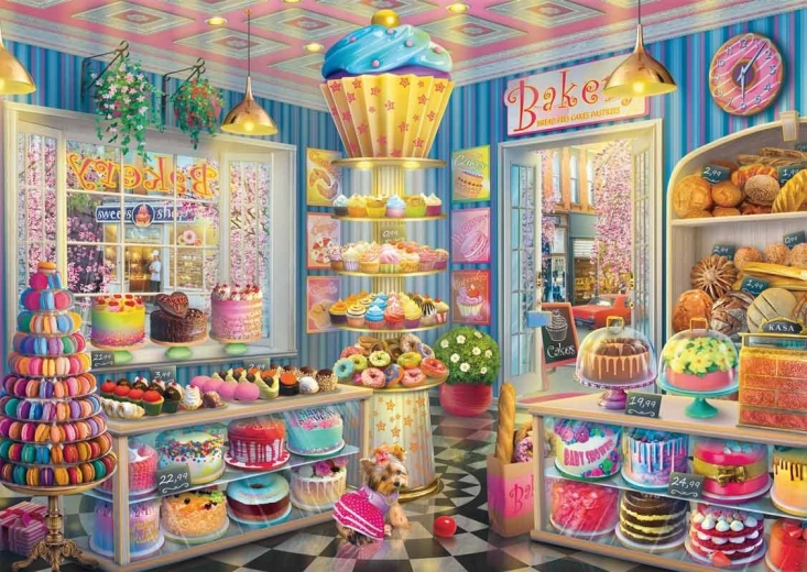 Puzzle Colorful Bakery 1000 Pieces