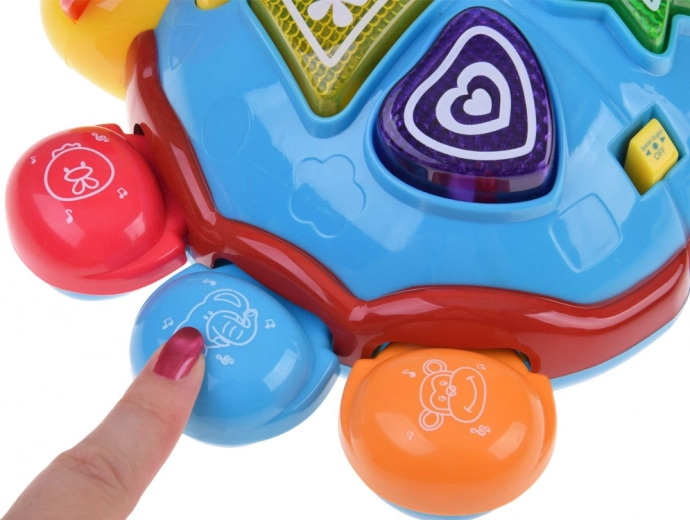 Teaches colors and animals