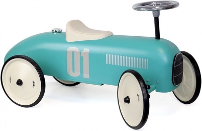 Vilac retro metalen loopauto lichtblauw