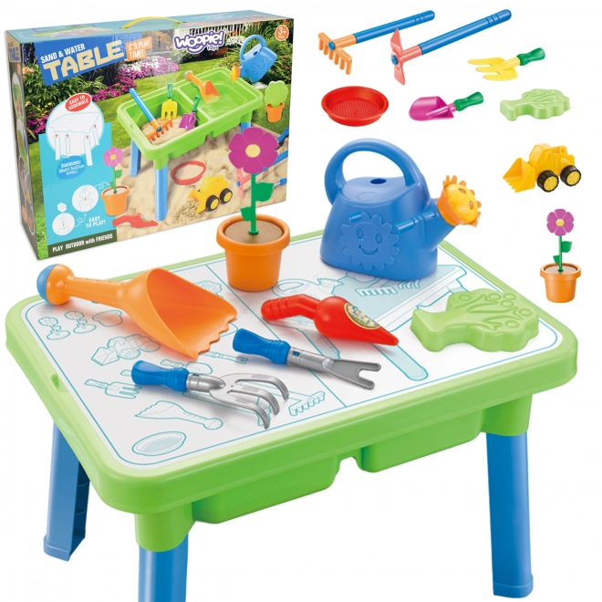 Tafel voor water en zand met accessoires van WOOPIE
