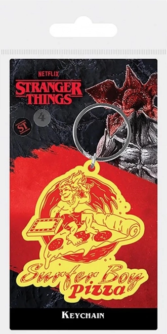 Keychain Stranger Things Pizza Boy