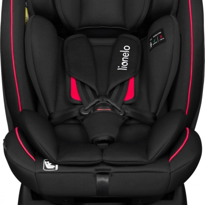 Kindersitz Lionelo Aart i-Size schwarz rot 40-150 cm