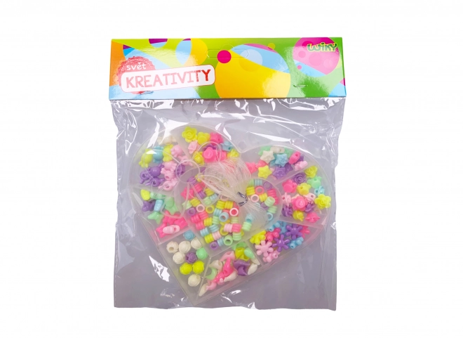 Kralen set 55g - Hart