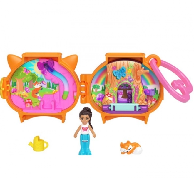 Set of Polly Pocket Figures with Animal