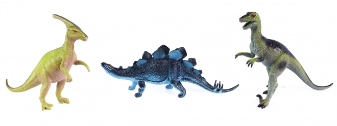 Set van dinosauriërs 25 - 35 cm