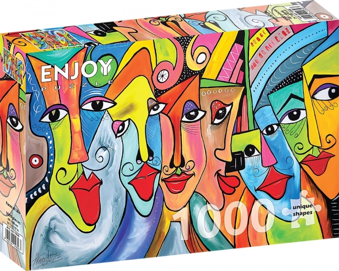 Puzzel Gezicht van het Leven 1000 Stukken