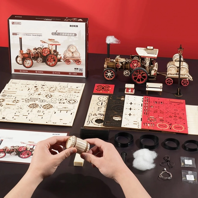 RoboTime 3D mechanische puzzel Stoommachine