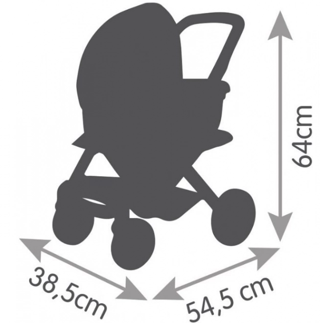 Poussette combinée Maxi Cosi pour poupées vert-gris
