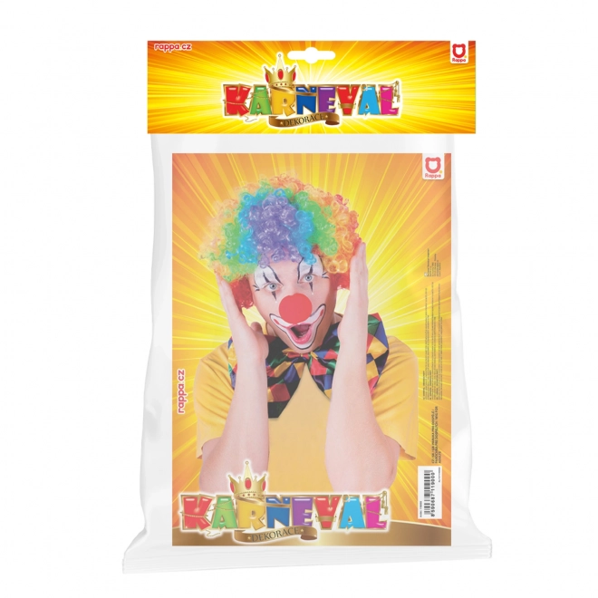 Kleurrijke Clownpruik voor volwassenen
