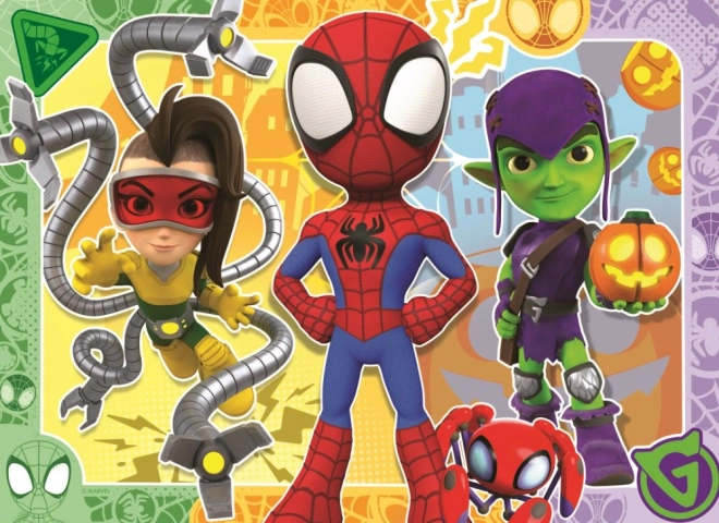 Ravensburger puzzel Spidey en zijn geweldige vrienden 4x42 stukjes