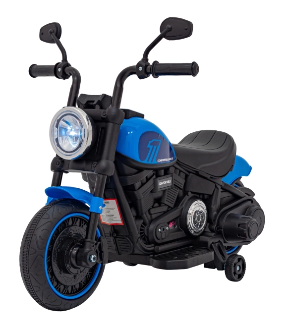 Motorrad Chopper FASTER – Blau
