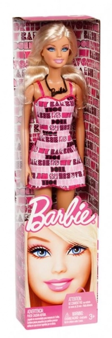Barbie en robe rose