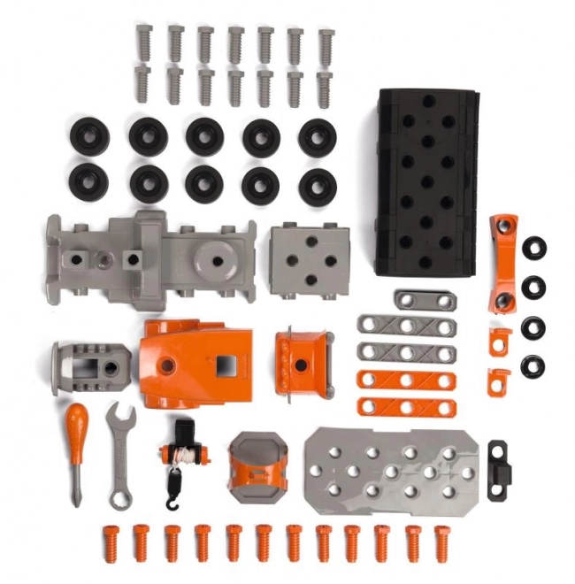 Smoby 3-in-1 Truck with Black+Decker Tools and Crane