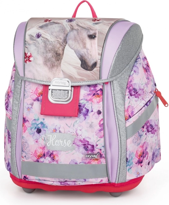 OXYBAG Ensemble scolaire 3 pièces Premium Light Cheval Romantique