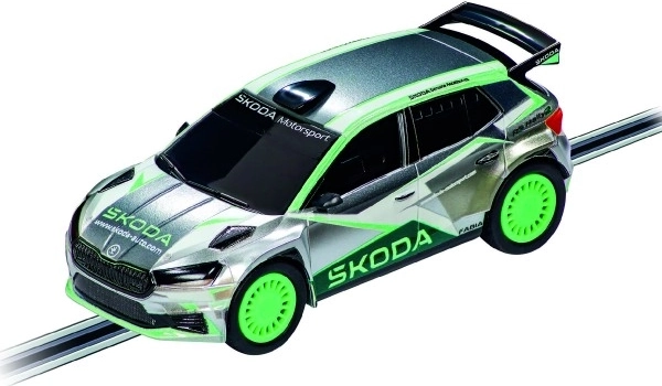 Autootje ŠKODA Fabia RS Rally2 voor racebaan CARRERA GO!!! 1:43