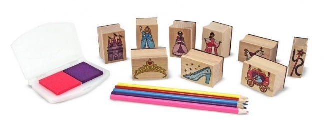 Melissa en Doug - Stempelset Prinsessen