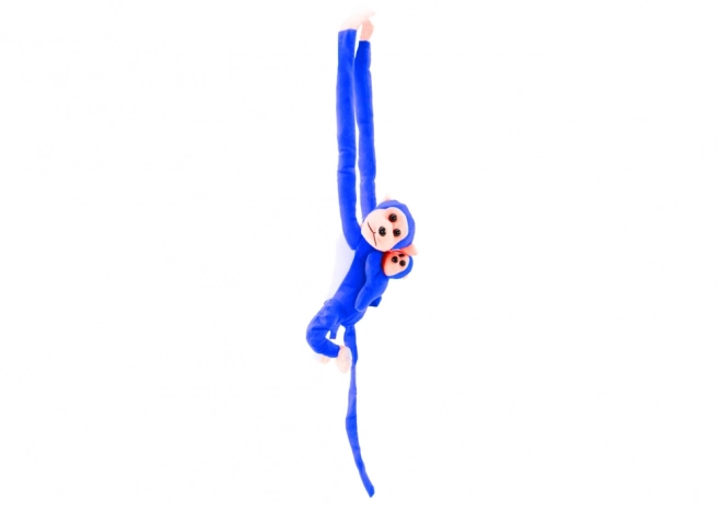 Pluchen Mascotte Baby Aap Blauw 70 cm