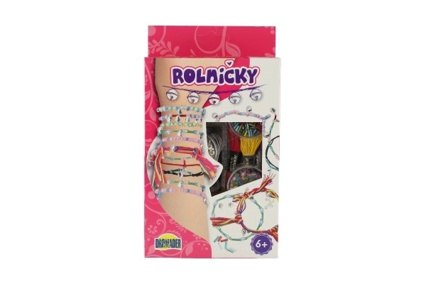 Kreatieve set met belletjes van plastic in doos 12x21x3,5cm 12 stuks in box