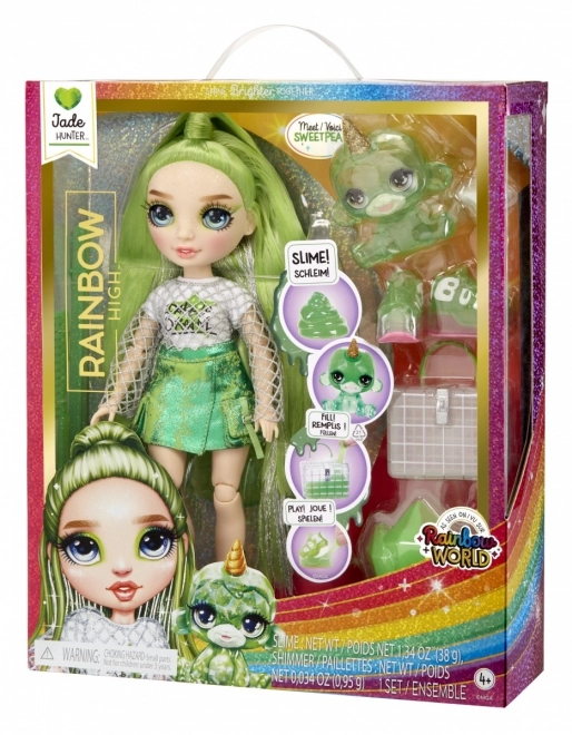 Rainbow High poupée de mode avec animal de compagnie - Jade Hunter