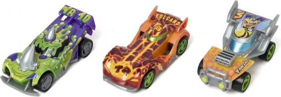 Voitures T-Racers Mix 'N Race 3 pcs