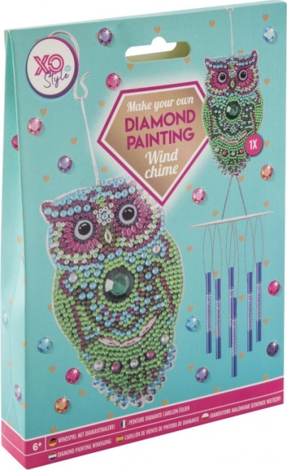 GRAFIX Diamant Schilderen Windgong Uil