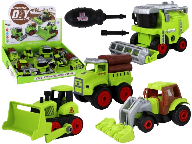 DIY-Spielset Landwirtschaftsfahrzeuge