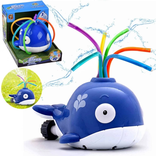 Pulvérisateur d'eau joyeux en forme de baleine