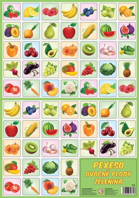 Pexeso fruit en groenten