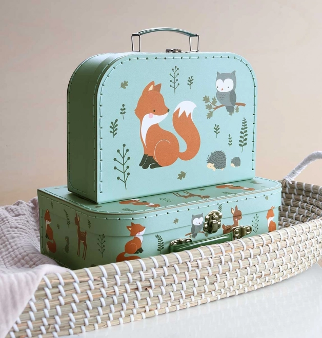A Little Lovely Company Set of two cardboard cases – Friends from the forest