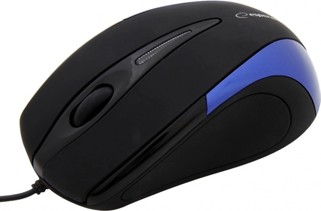 Optische Maus Esperanza Sirius Schwarz-Blau
