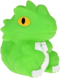 Rubberen vingerpopjes Dierentuin dieren - set van 5 figuurtjes