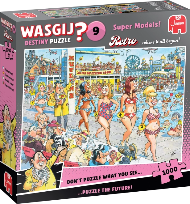 Wasgij Destiny 9: Super Modellen Puzzel 1000 Stukken