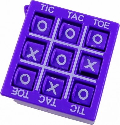 Pocketspel boter-kaas-en-eieren 4,5 cm – paars